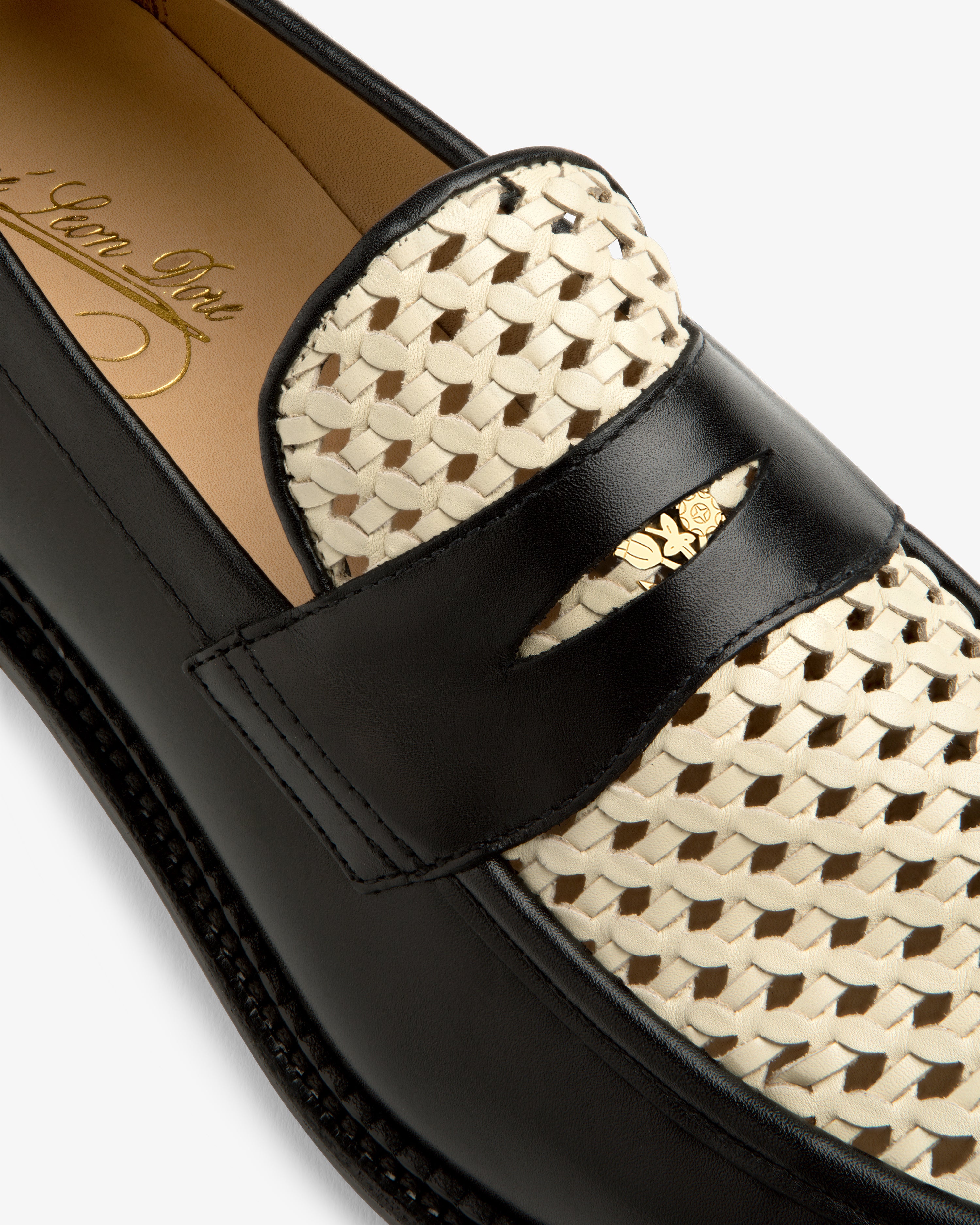Queens Crest Raffia Loafer
