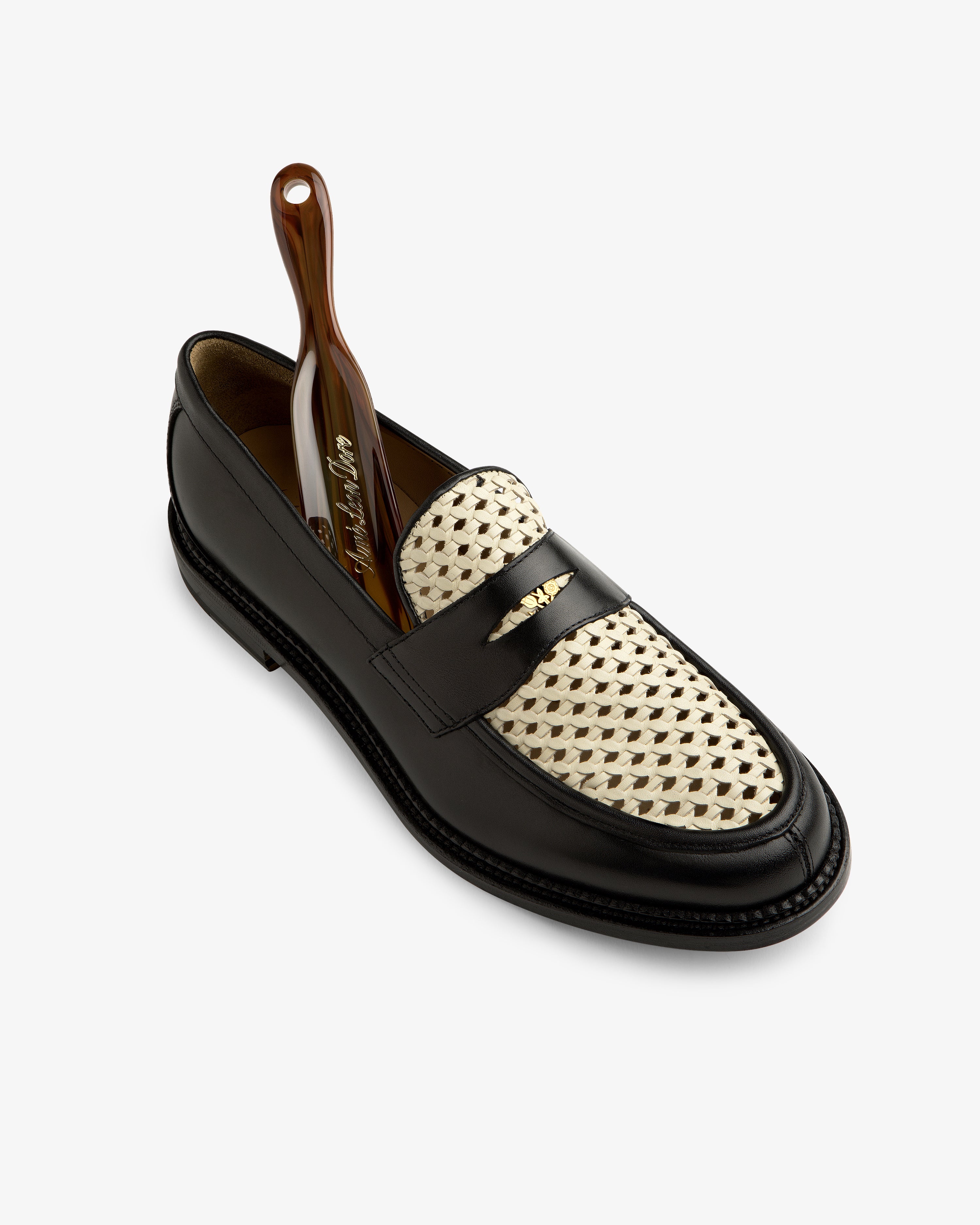 Queens Crest Raffia Loafer