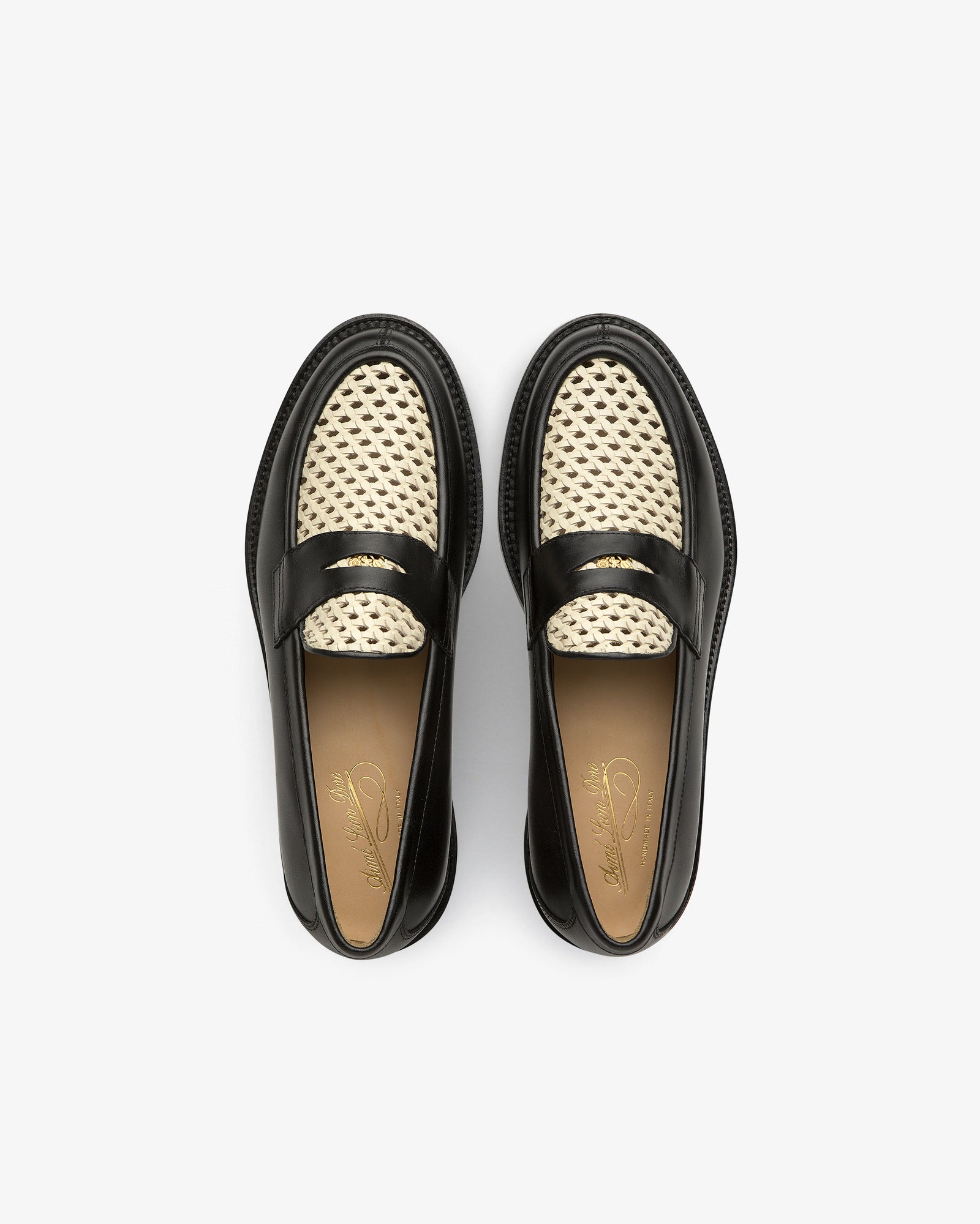 Queens Crest Raffia Loafer