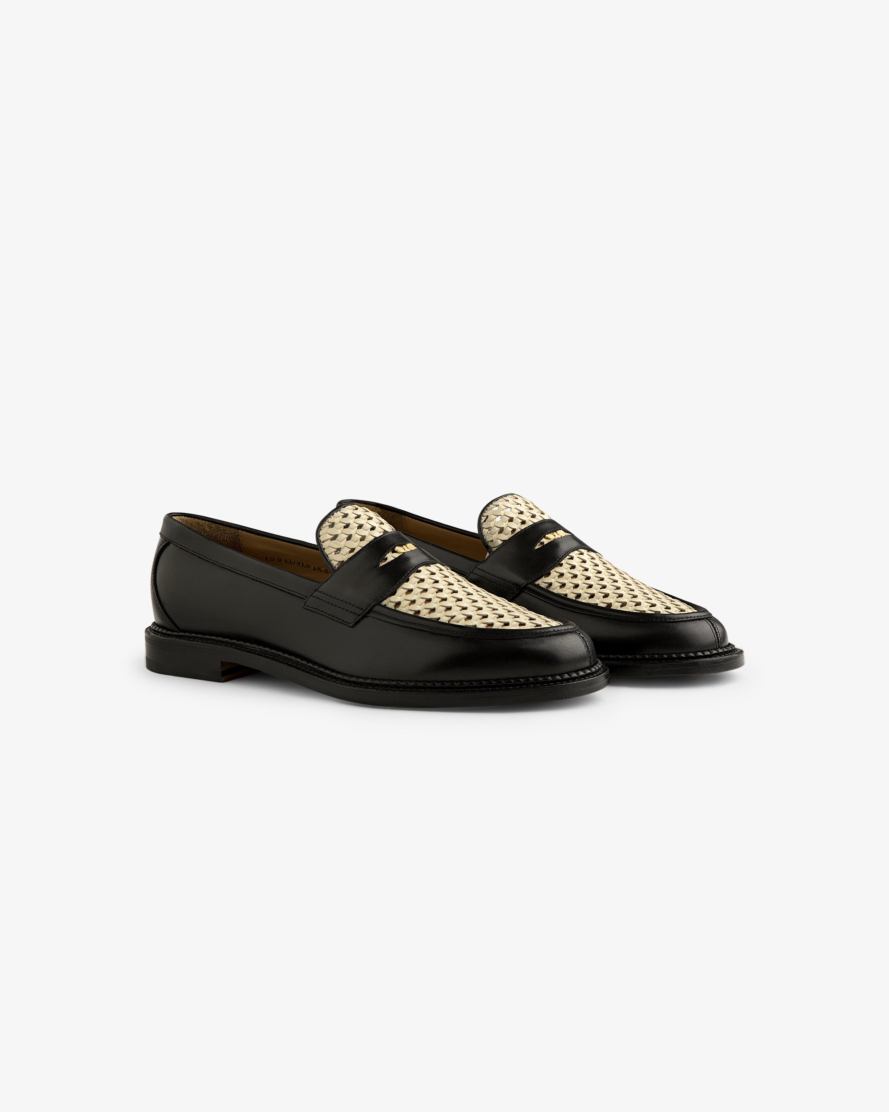 Queens Crest Raffia Loafer