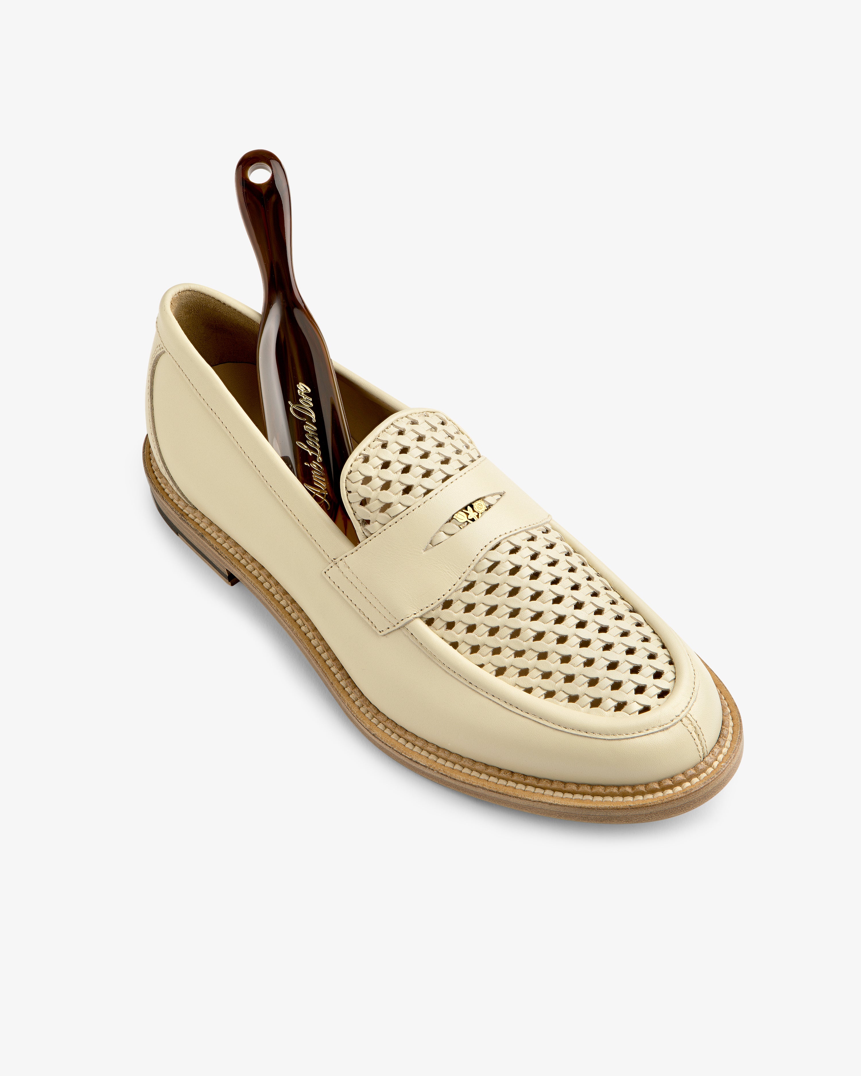 Queens Crest Raffia Loafer