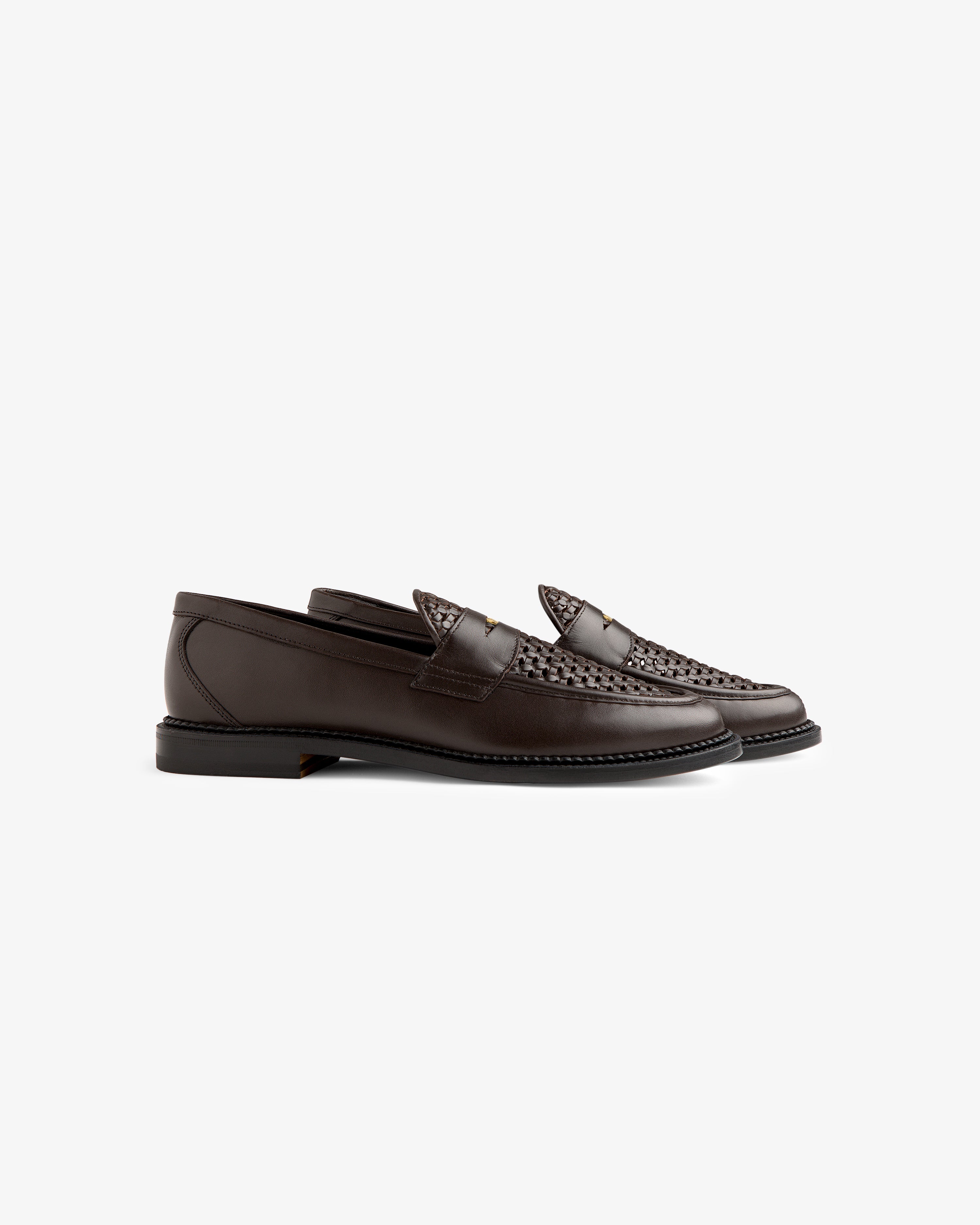 Queens Crest Raffia Loafer