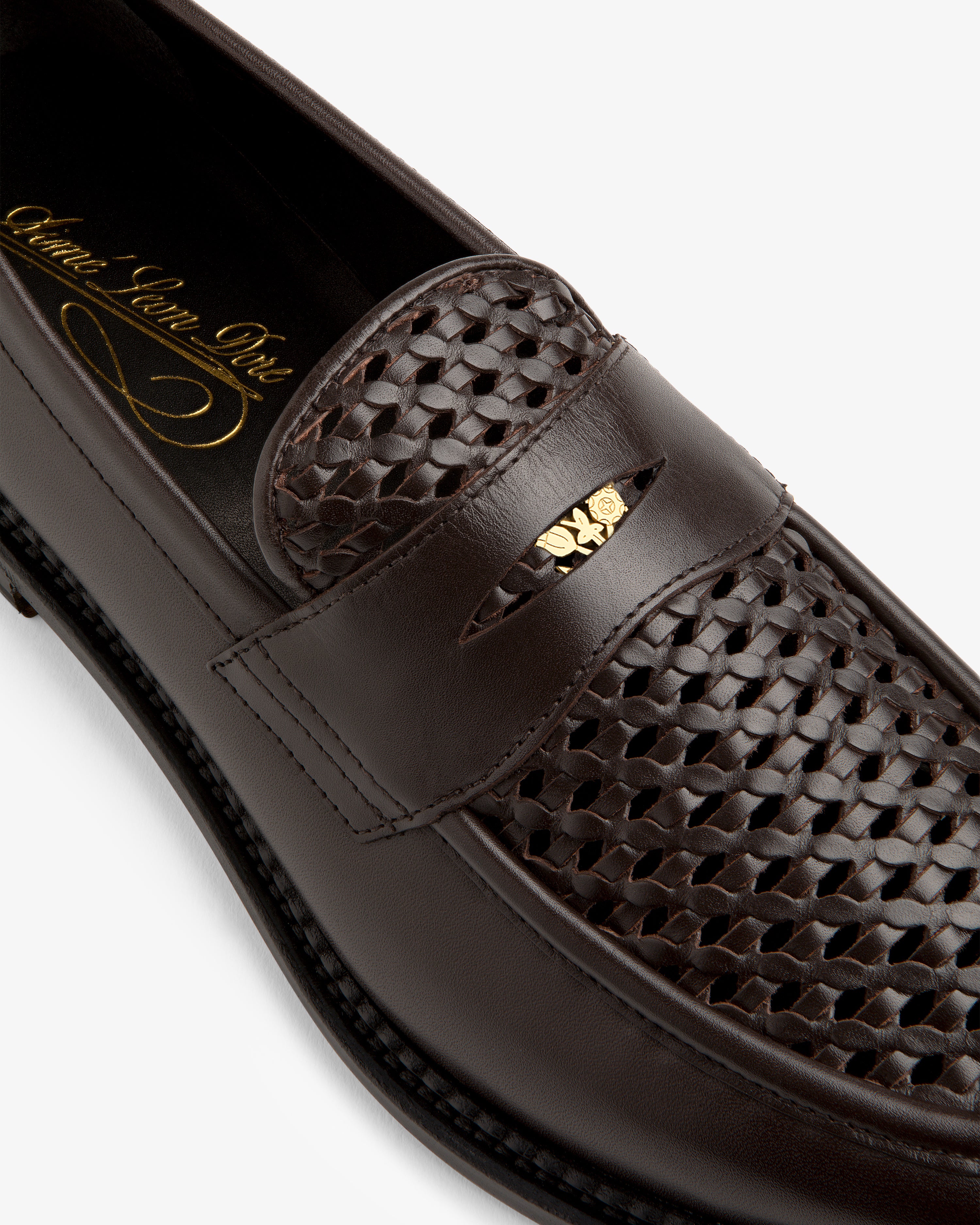 Queens Crest Raffia Loafer