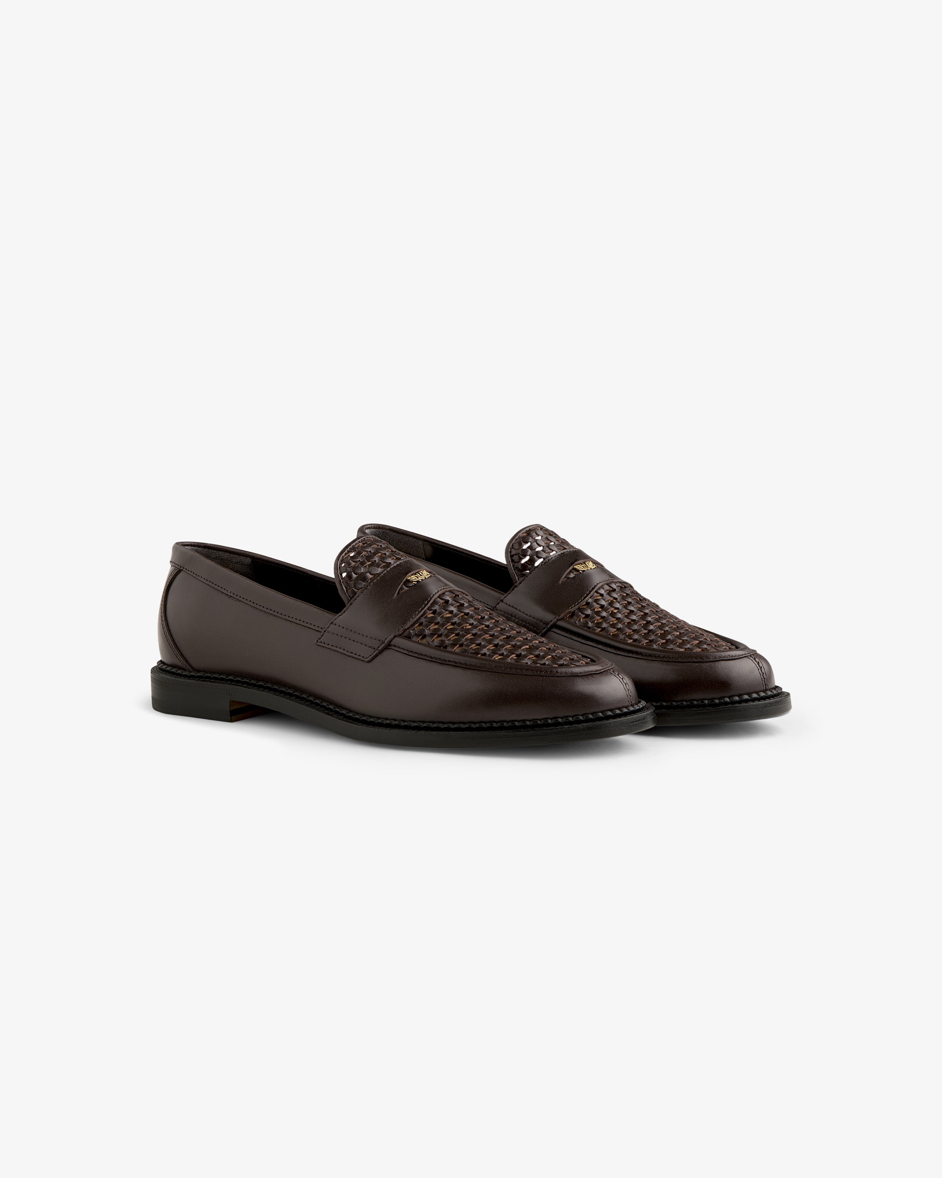 Queens Crest Raffia Loafer