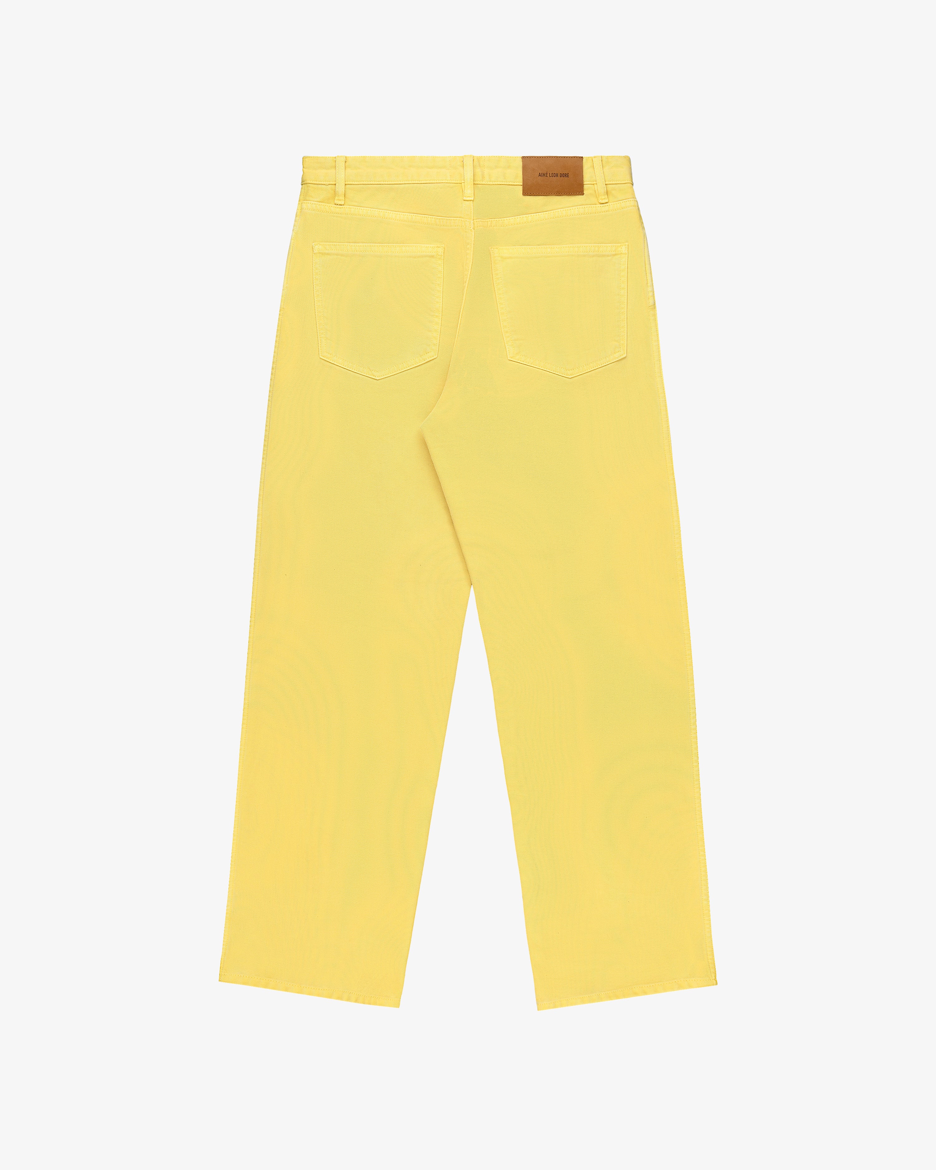 Garment Dyed Relaxed Fit Denim