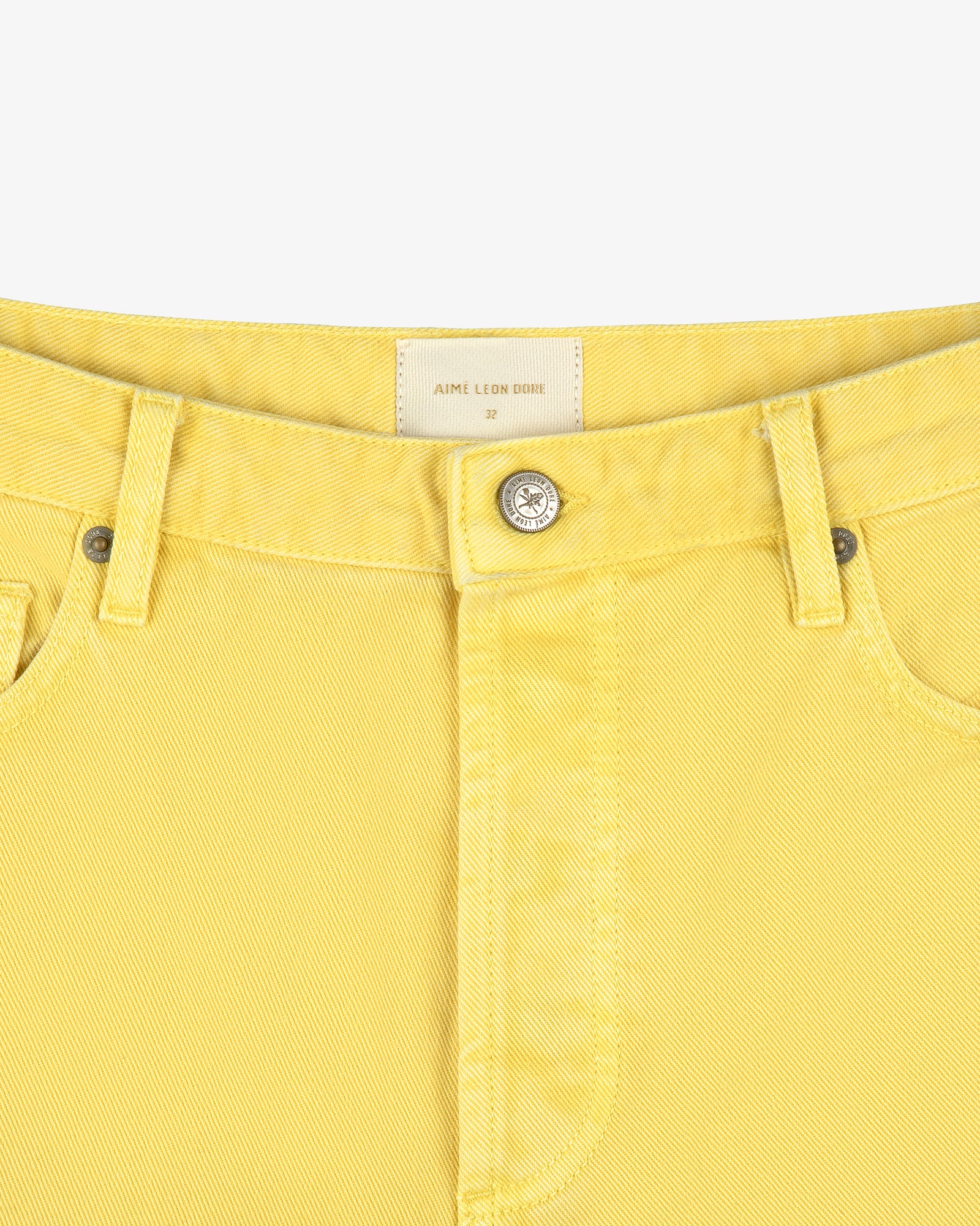 Garment Dyed Relaxed Fit Denim