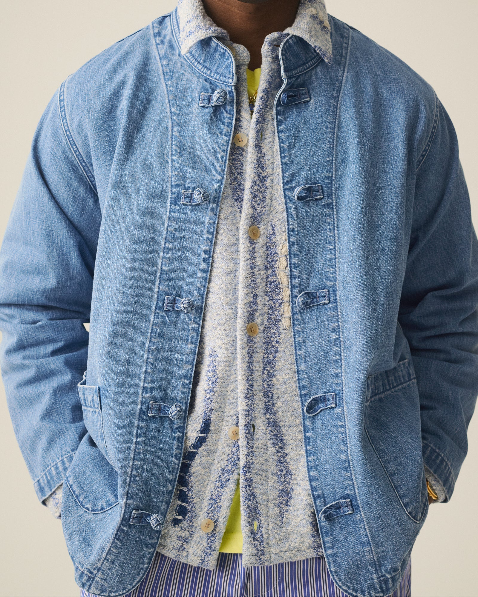 Jacquard Knit Overshirt