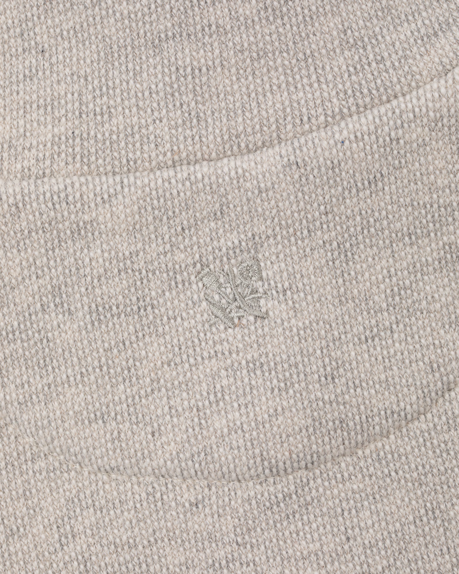 Jacquard Collar Snap Pullover