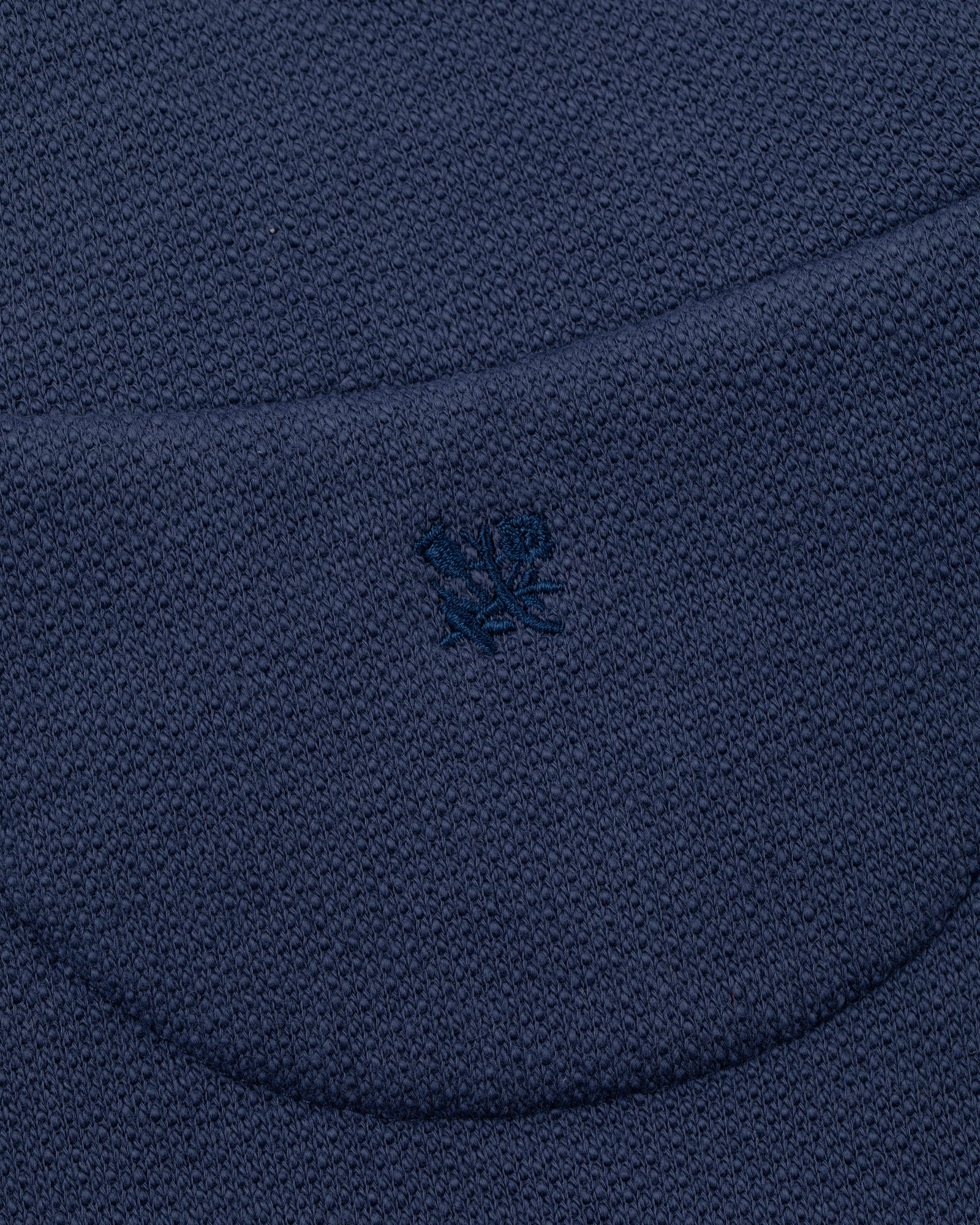 Jacquard Collar Snap Pullover