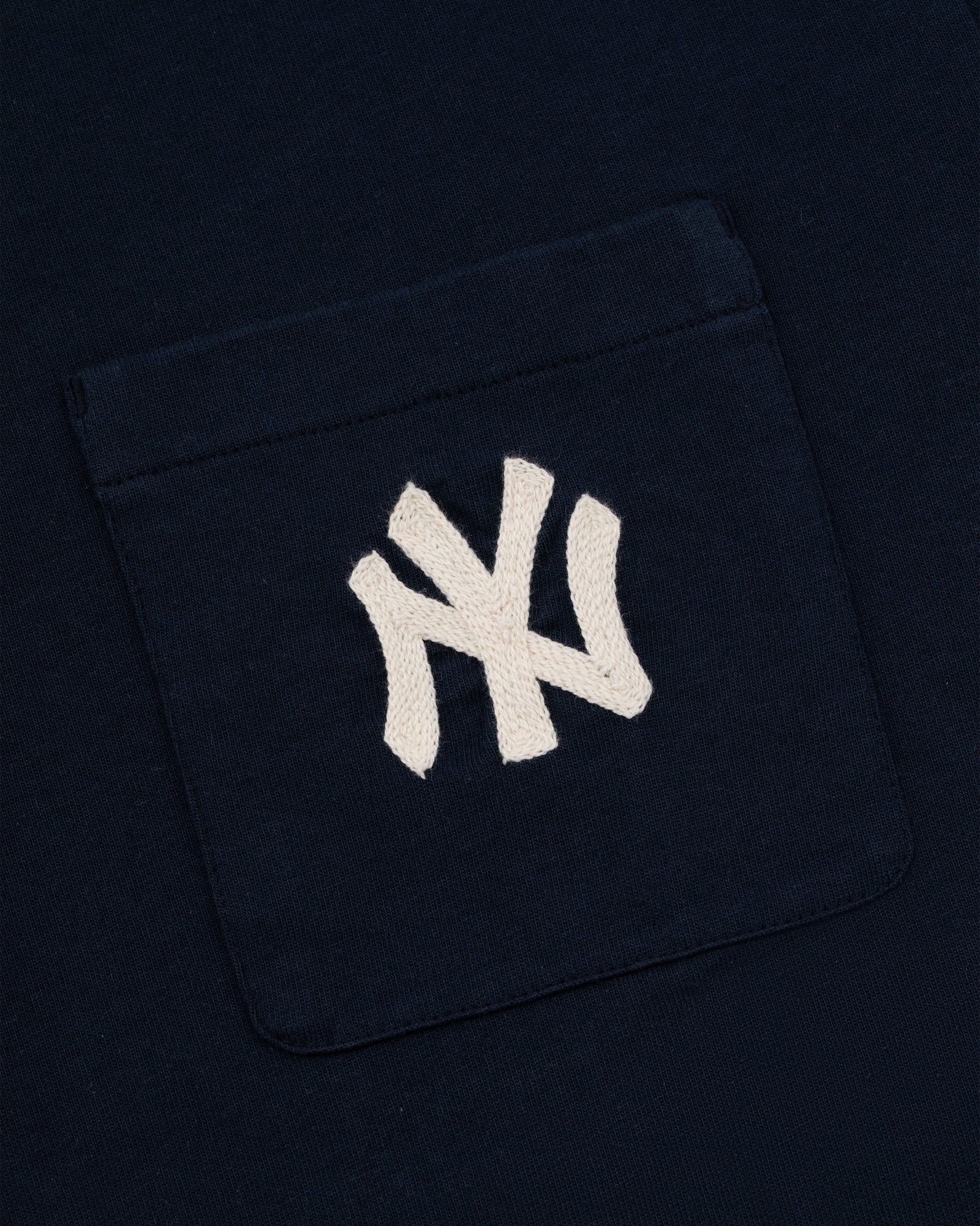 Yankees Chainstitch Pocket Tee