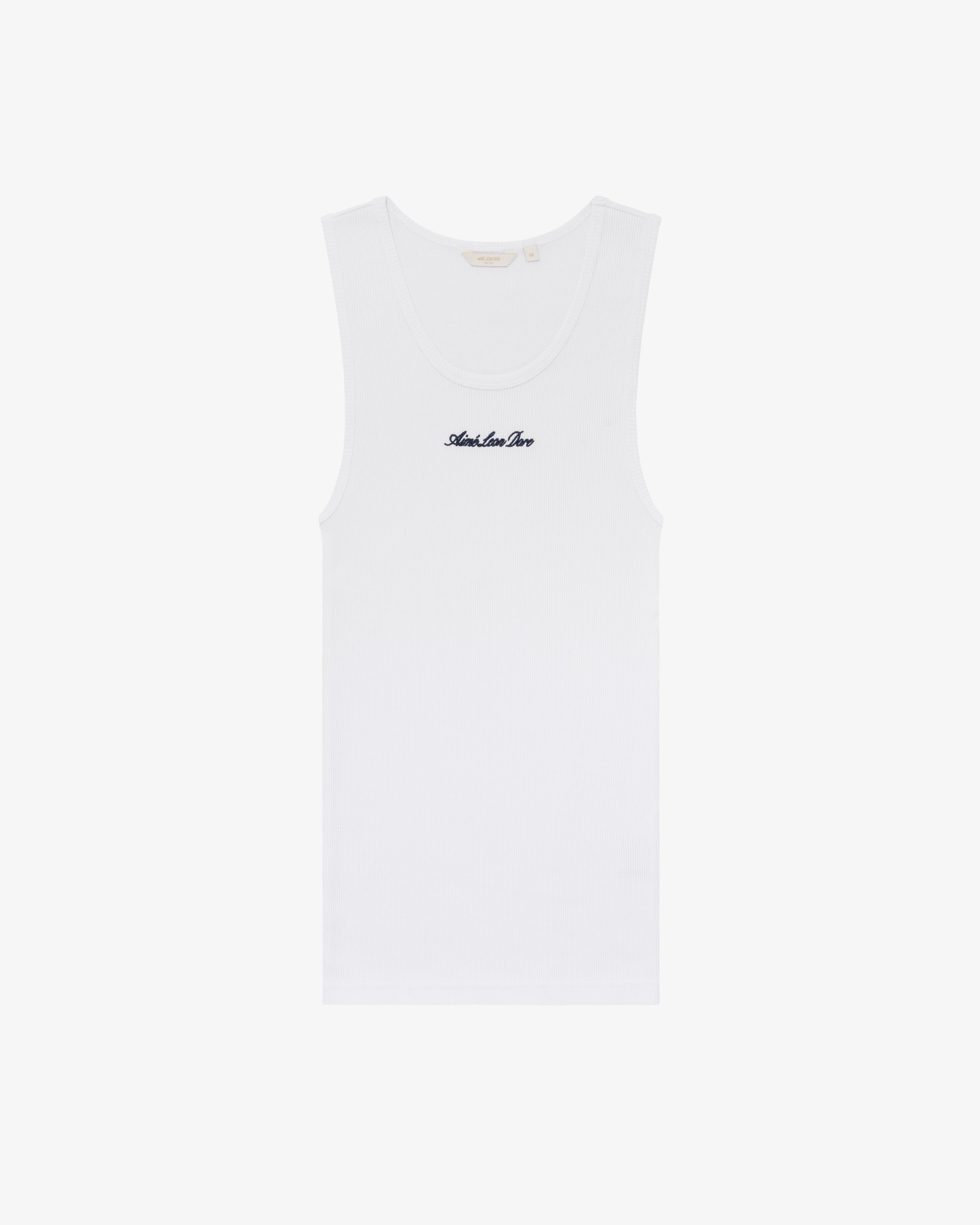 Embroidered Logo Tank   Top