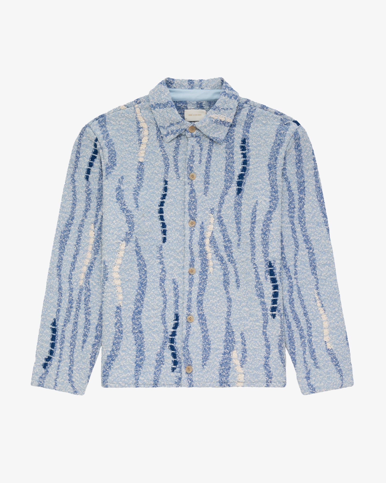 Jacquard Knit Overshirt