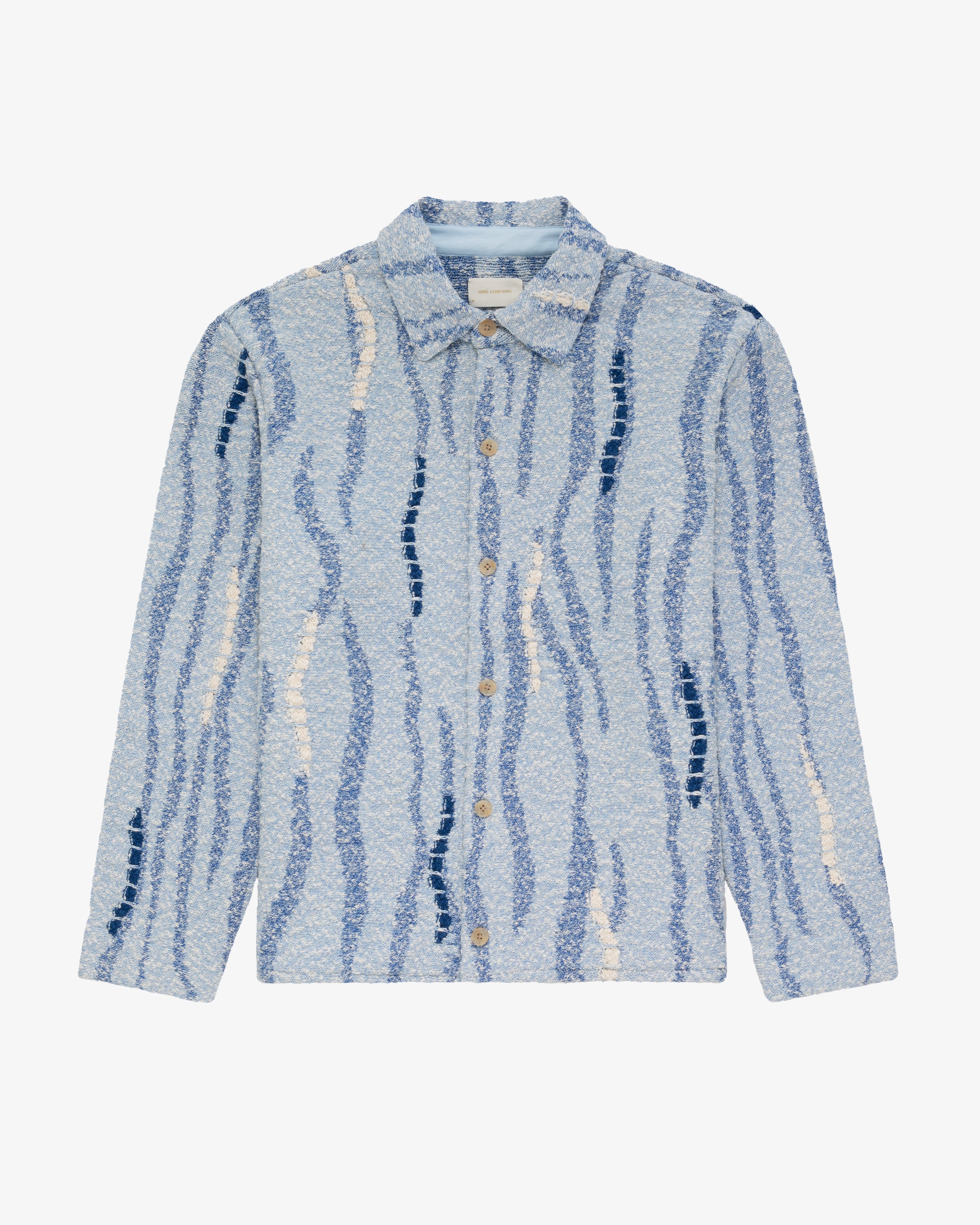 Jacquard Knit Overshirt