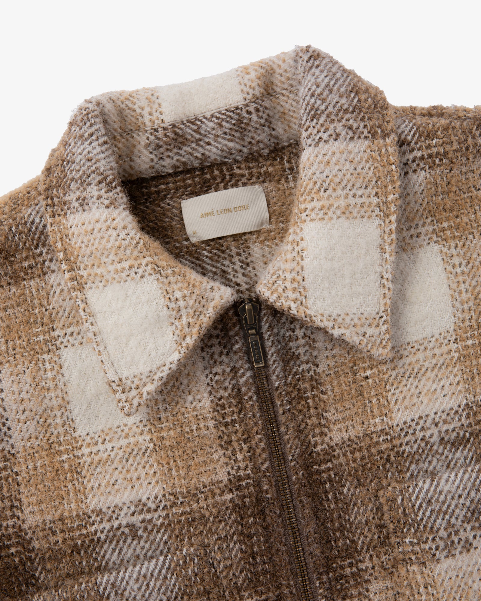 Alpaca Blend Zip Shirt