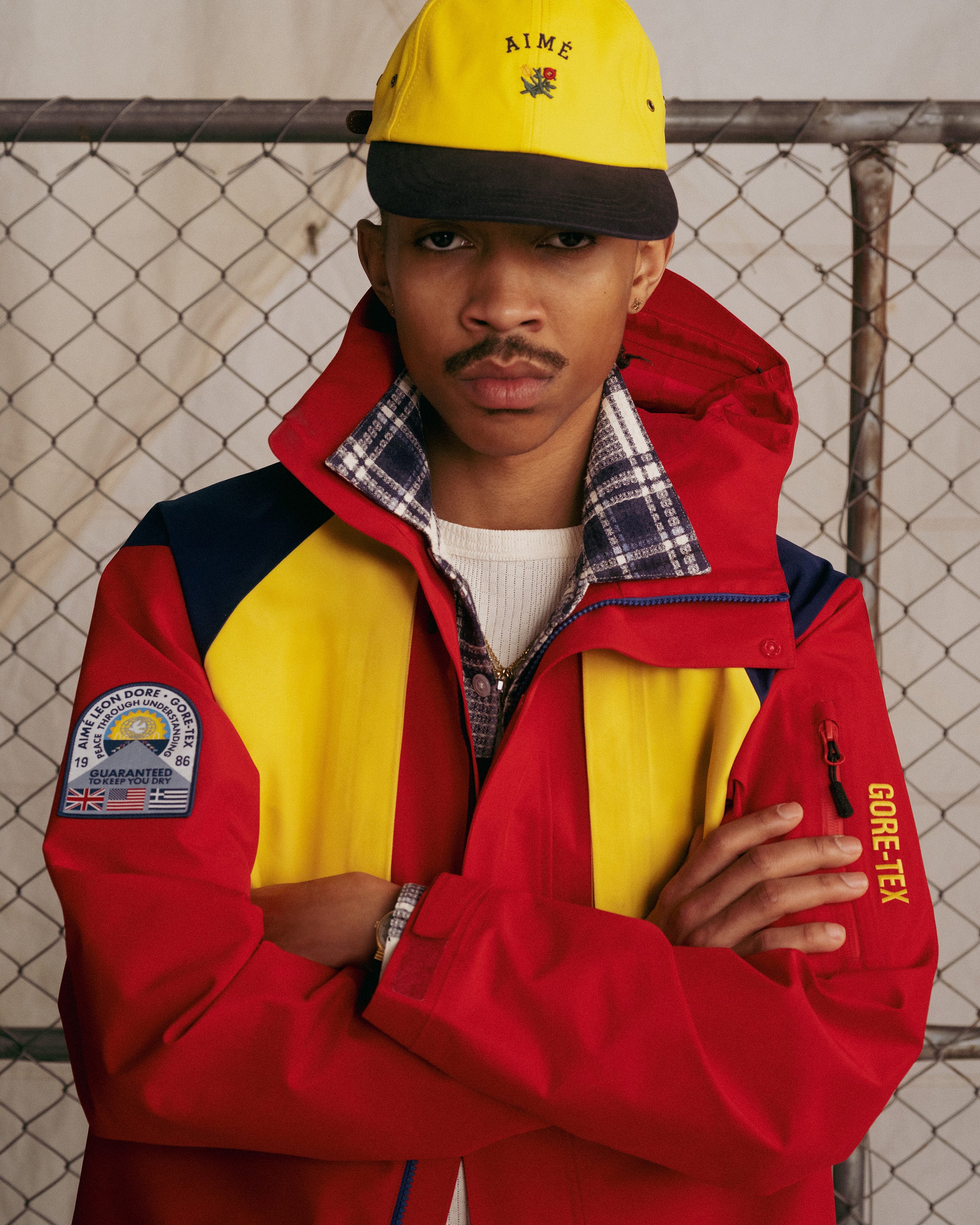 Colorblock     Crest     Hat