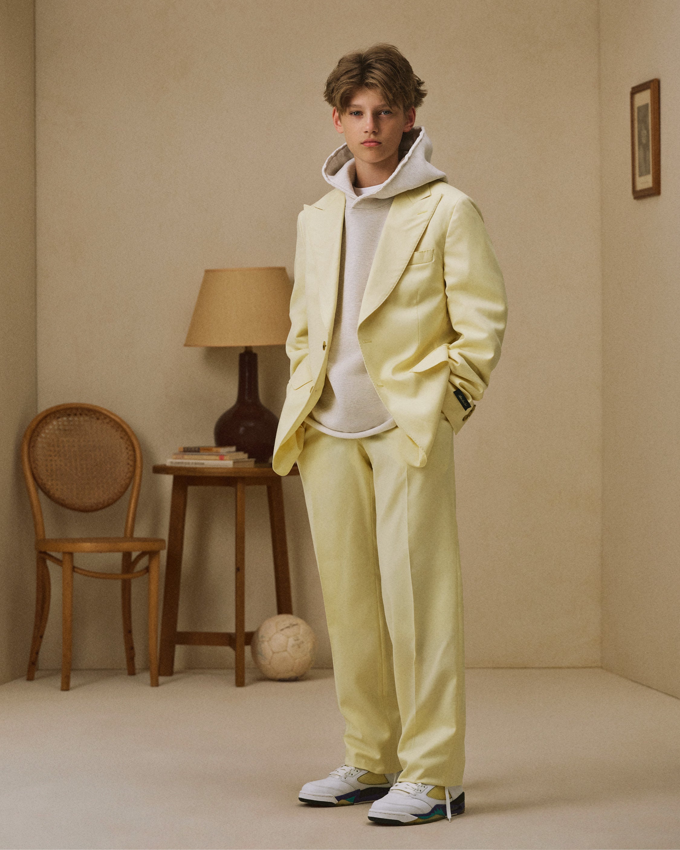 Gabardine Suit Trouser