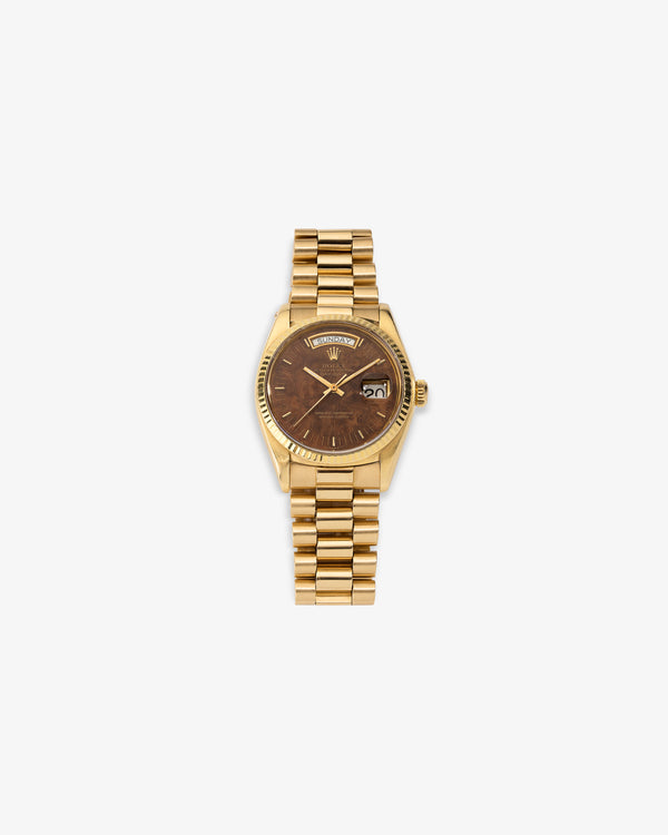 Rolex Datejust Wood Dial Watch