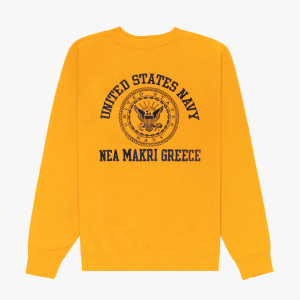 Vintage US Navy Greece Sweatshirt at AimeLeonDore.com