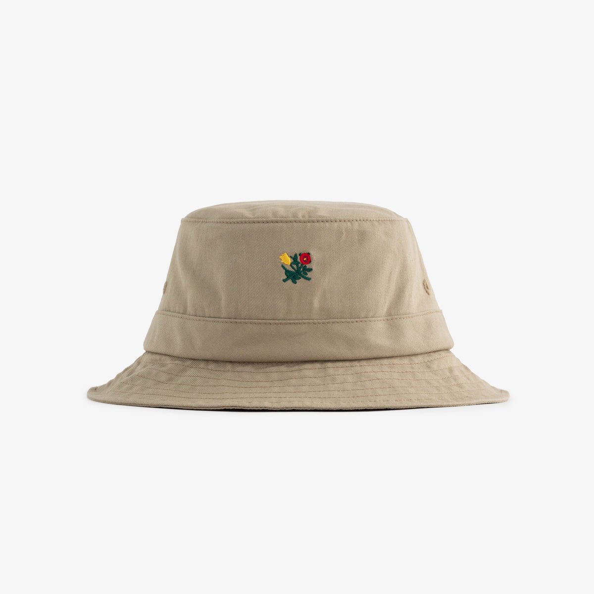 Brushed Crest Bucket Hat at AimeLeonDore.com